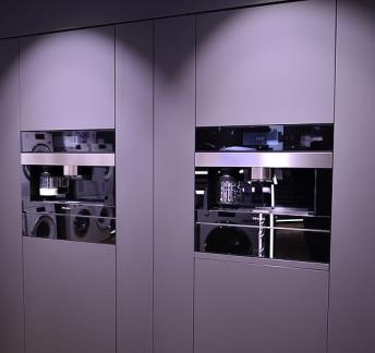 Miele luxury built in coffee machine.